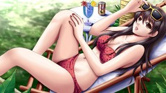 Anime anime girls lingerie bikini original characters Ilolamai 