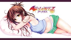 Anime anime girls lingerie brown eyes yuuki mikan to-love-ru