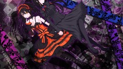 Anime anime girls lolita fashion date a live tokisaki kurumi