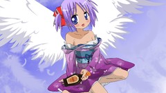 Anime anime girls lucky star hiiragi tsukasa