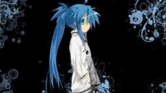 Anime anime girls lucky star izumi konata