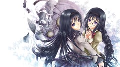 Anime anime girls mahou shoujo madoka magica akemi homura soft 