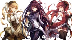 Anime anime girls mahou shoujo madoka magica akemi homura tomoe 