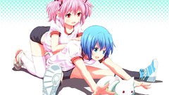 Anime anime girls mahou shoujo madoka magica kaname madoka miki 