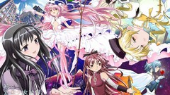 Anime anime girls mahou shoujo madoka magica mahou shoujo