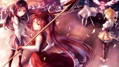 Anime anime girls mahou shoujo madoka magica mahou shoujo