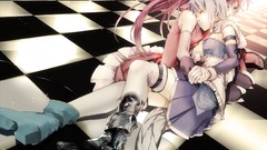 Anime anime girls mahou shoujo madoka magica sakura kyouko miki 