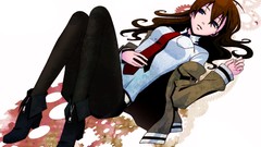 Anime anime girls makise kurisu steins gate