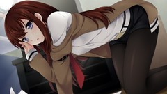 Anime anime girls makise kurisu steins gate