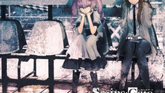 Anime anime girls makise kurisu steins gate Akiha Rumiho