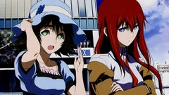 Anime anime girls makise kurisu steins gate redheads shiina 