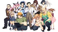 Anime anime girls makise kurisu steins gate shiina mayuri okabe 