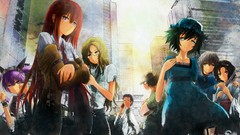 Anime anime girls makise kurisu steins gate shiina mayuri okabe 