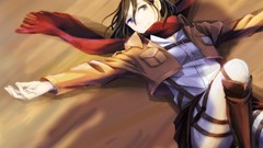 Anime anime girls mikasa ackerman shingeki no kyojin