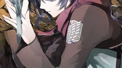 Anime anime girls mikasa ackerman shingeki no kyojin