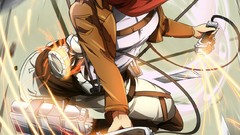 Anime anime girls mikasa ackerman shingeki no kyojin