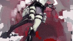 Anime anime girls mikasa ackerman shingeki no kyojin