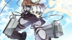 Anime anime girls mikasa ackerman shingeki no kyojin