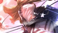 Anime anime girls mikasa ackerman shingeki no kyojin