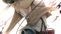 Anime anime girls mikasa ackerman shingeki no kyojin