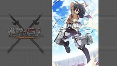 Anime anime girls mikasa ackerman shingeki no kyojin