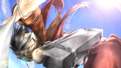 Anime anime girls mikasa ackerman shingeki no kyojin