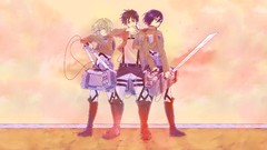 Anime anime girls mikasa ackerman shingeki no kyojin eren 