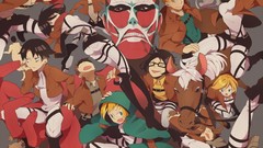 Anime anime girls mikasa ackerman shingeki no kyojin eren 