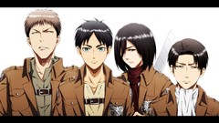 Anime anime girls mikasa ackerman shingeki no kyojin eren 