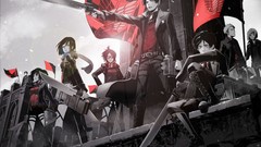 Anime anime girls mikasa ackerman shingeki no kyojin eren 