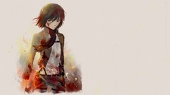 Anime anime girls mikasa ackerman shingeki no kyojin Simple 