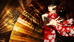 Anime anime girls miko ichigo 100 Japanese clothes