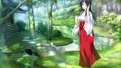 Anime anime girls miko Lovely x Cation 2