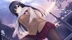 Anime anime girls miniskirt