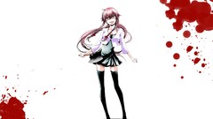 Anime anime girls mirai nikki gasai yuno soft shading