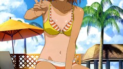 Anime anime girls misaka mikoto bikini toaru majutsu no index 