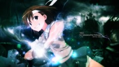 Anime anime girls misaka mikoto toaru kagaku no railgun