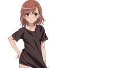 Anime anime girls misaka mikoto toaru majutsu no index toaru 