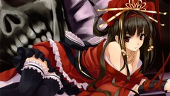 Anime anime girls misaki kurehito Japanese clothes original 