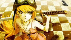 Anime anime girls monogatari-series oshino shinobu