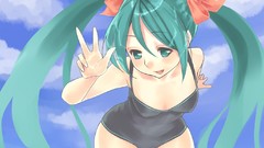 Anime anime girls monokini