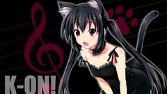 Anime anime girls nakano azusa k - on cat girl