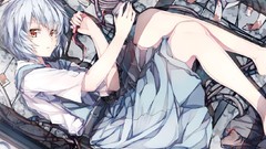 Anime anime girls neon genesis evangelion ayanami rei