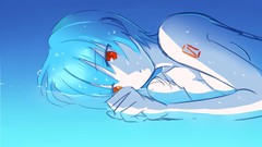 Anime anime girls neon genesis evangelion ayanami rei rei 