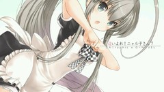 Anime anime girls nyaruko Simple Background Haiyore! Nyaruko-san