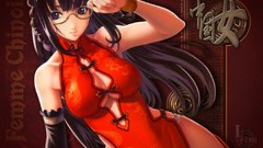 Anime anime girls original characters Chinese clothes chinese 