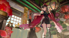 Anime anime girls original characters Saraki Flowers