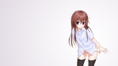 Anime anime girls panties Simple Background