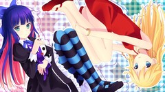 Anime anime girls panty and stocking with garterbelt