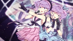 Anime anime girls purple hair